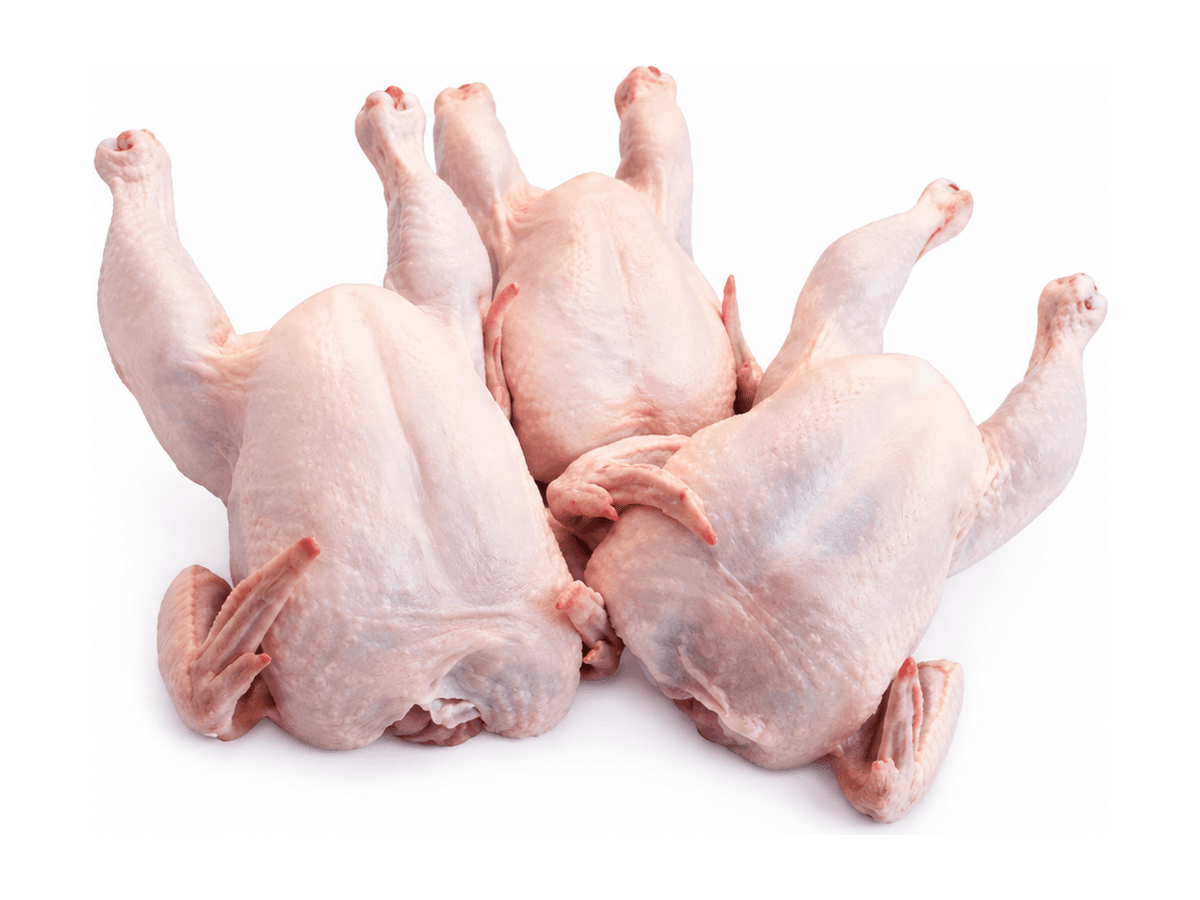 Poulets entiers