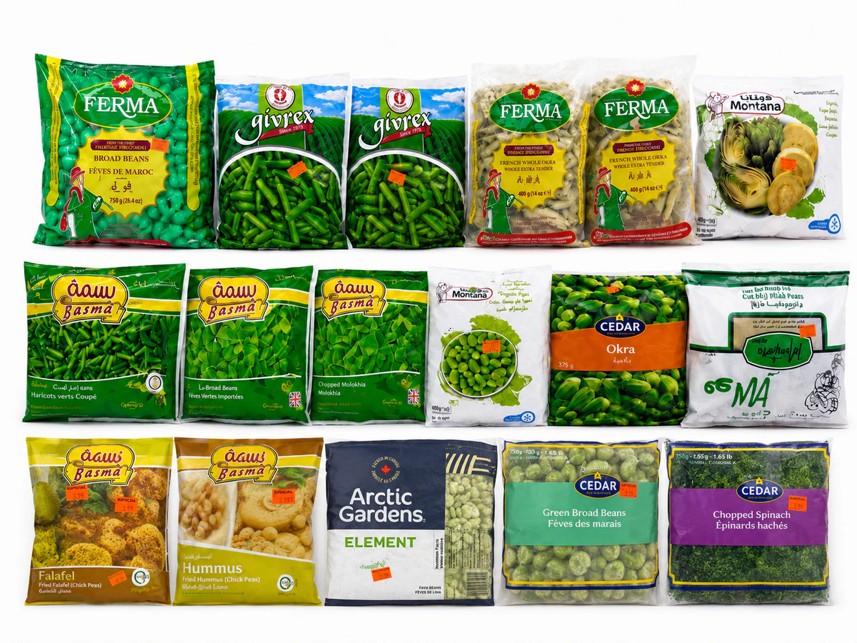 Légumes congelés